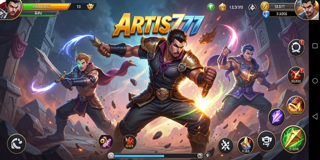 Tampilan seru pertarungan karakter di ARTIS777.