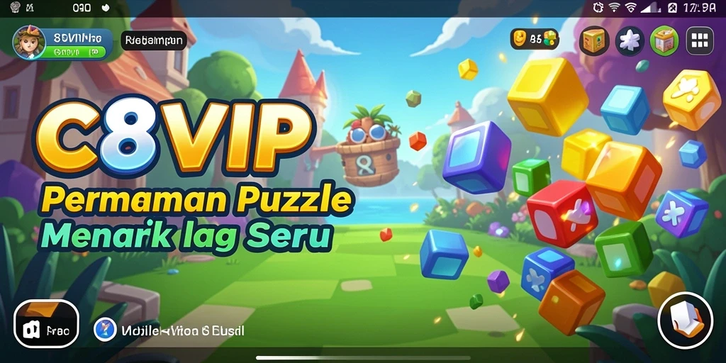 Screenshot C8VIP menampilkan gameplay seru dengan teka-teki yang menantang.
