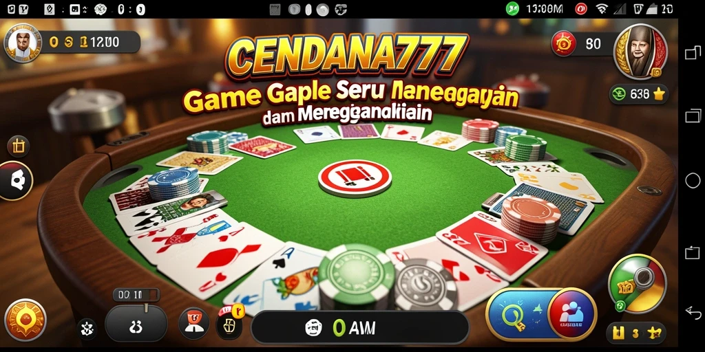 Tampilan permainan Gaple yang seru dan interaktif.