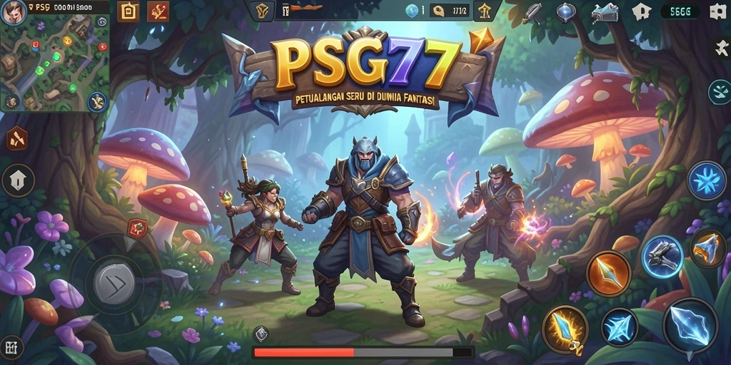 Gambaran gameplay menarik dalam petualangan seru PSG77.