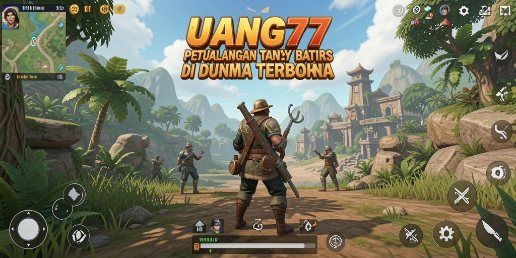 Tampilan gameplay yang memukau dari UANG77 di dunia terbuka.